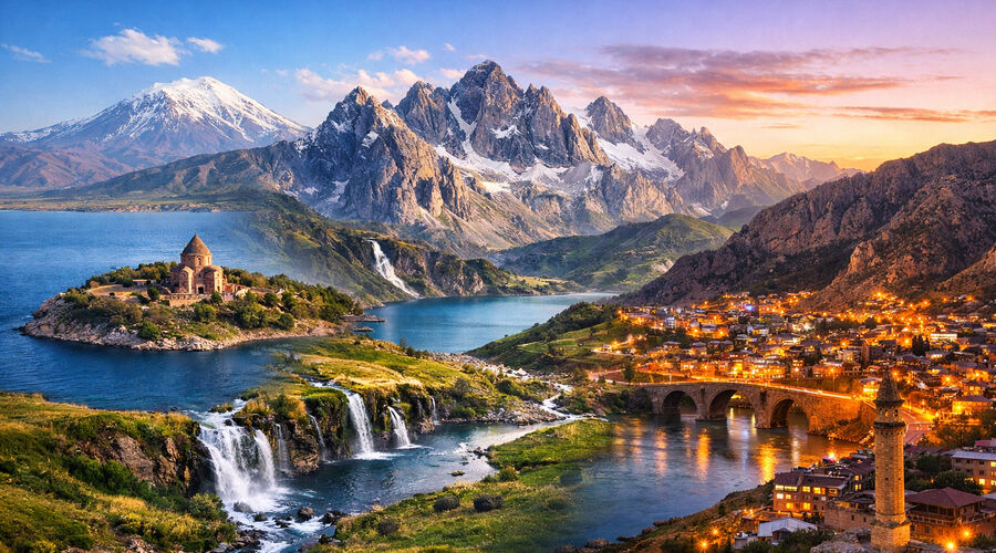 Uçaklı Yüksekova-Hakkari-Şırnak-Cizre-Bitlis-Muş Turu