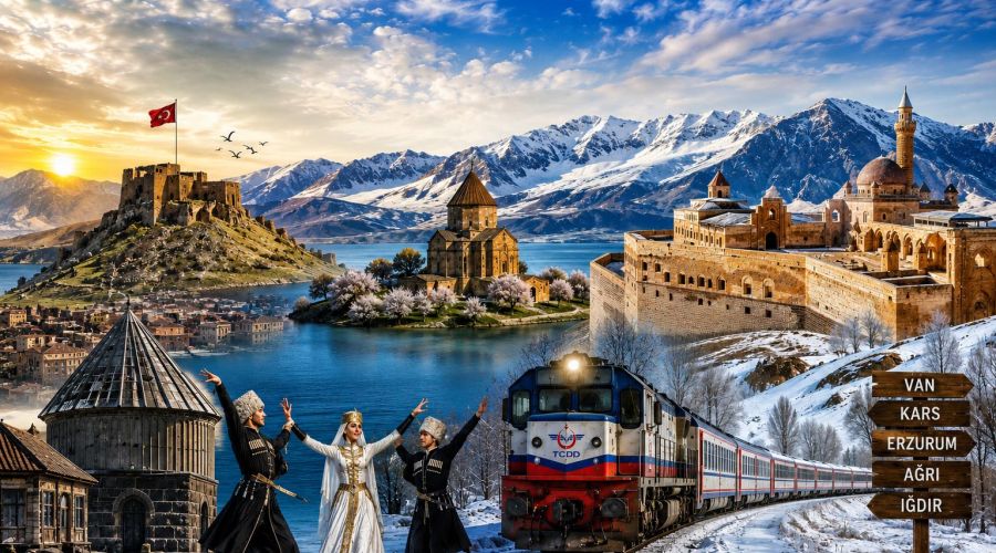 Uçakla ve Doğu Ekspresi Ruhuyla Doğu Anadolu Turları