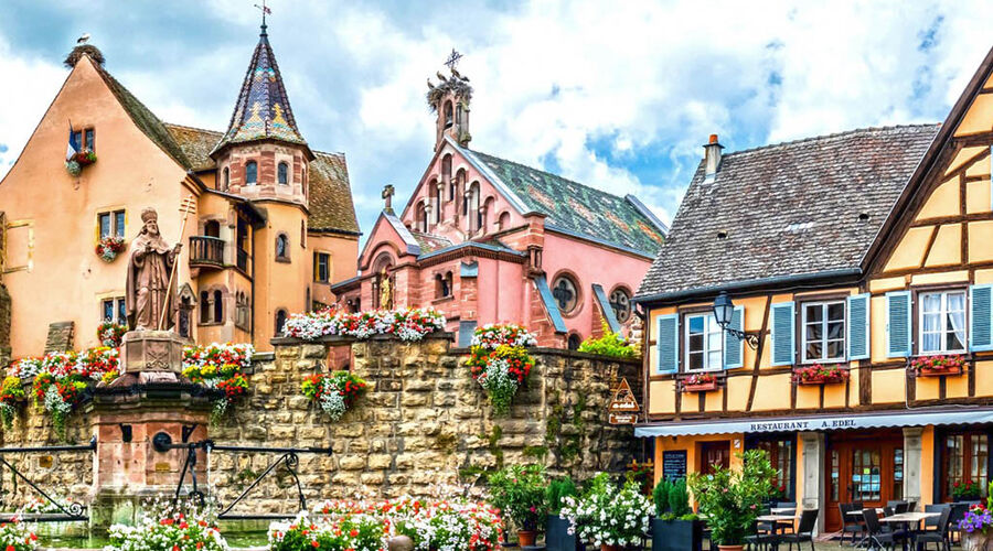 NOEL PAZARLARI - ALSACE - COLMAR TURU