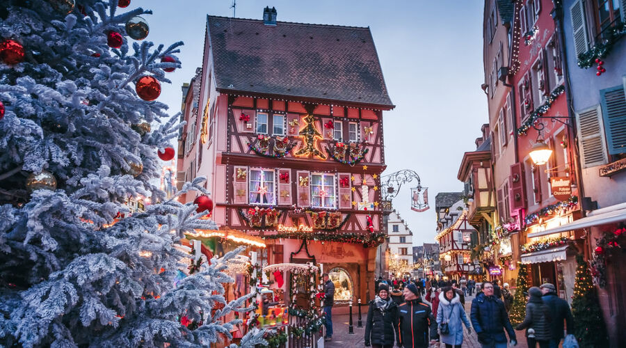 NOEL PAZARLARI - ALSACE - COLMAR TURU